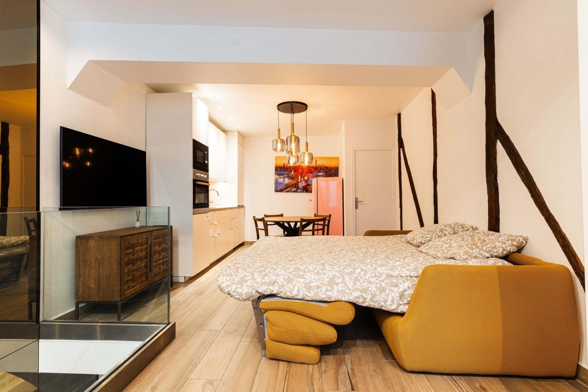 Loft 1 Bedroom Marais, Notre Dame Ac By Lcc Agency Париж Экстерьер фото