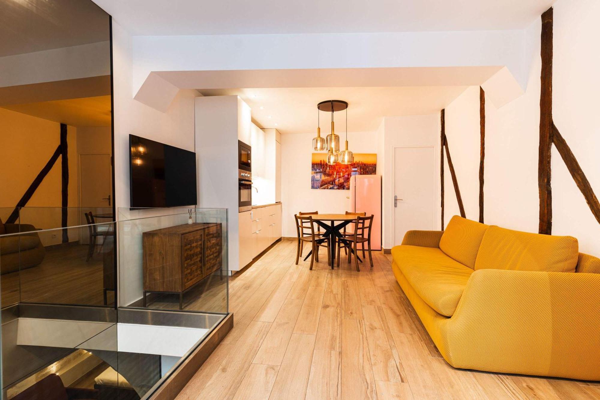 Loft 1 Bedroom Marais, Notre Dame Ac By Lcc Agency Париж Экстерьер фото